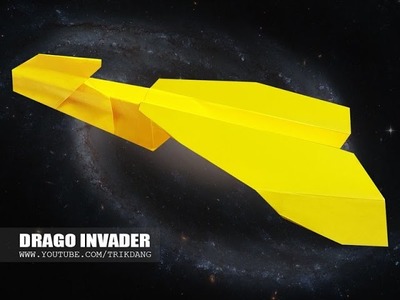 How to make a Paper Airplane that Flies - Origami Plane | Drago Invader (Full Length)