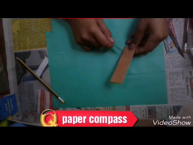 How to make a paper compass 'school life hacks you must see