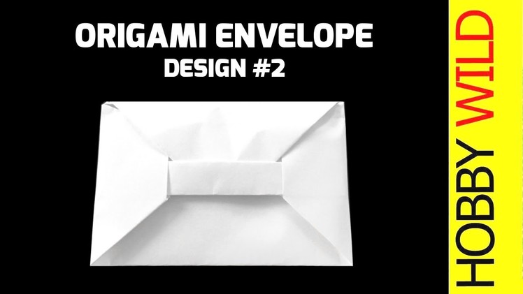 How To Make A Paper Envelope (Origami) - A4 Paper - Design #2