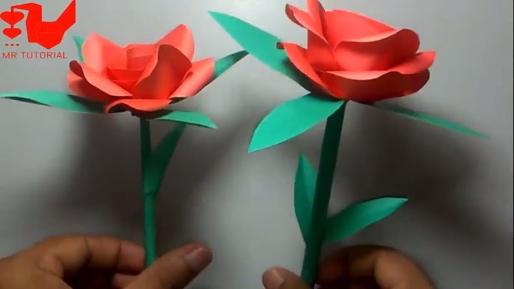 How to make a Paper Rose -Origami Rose