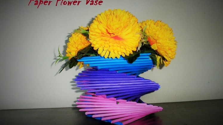 How to Make a Paper Vase : DIY