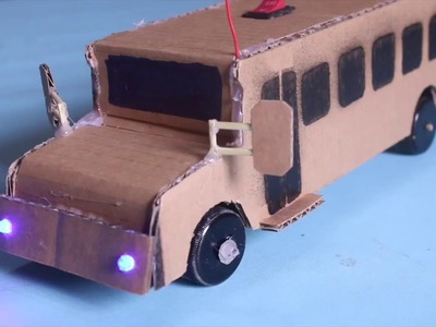 How to make a school bus | RC electric school bus - American School bus