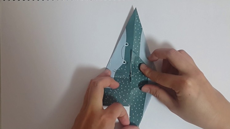 How to make an origami whale shark