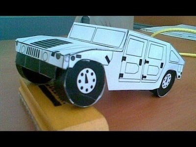 How to make Cardboard hummer car - wowsome paper car toys at home (monster toy car very easy)