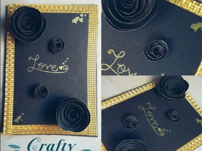 How to make greeting card for wedding anniversary. simple and easy ideas - by crafty delightz