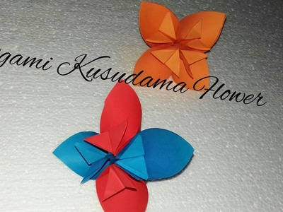 How To Make Kusudama Flower???? | Origami