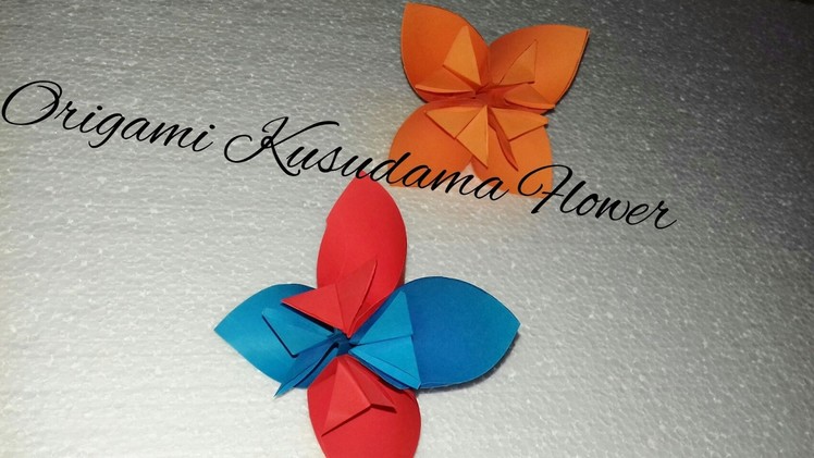 How To Make Kusudama Flower???? | Origami