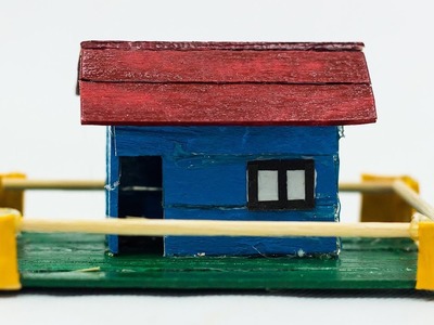 How To Make Mini House Using Popsicle Stick