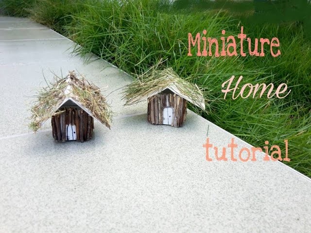 How to make miniature house #so easy