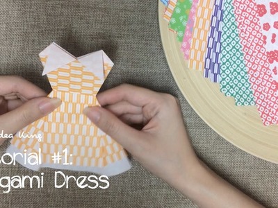 How to Make Origami Dress Step by Step? | The Idea King Tutorial #1