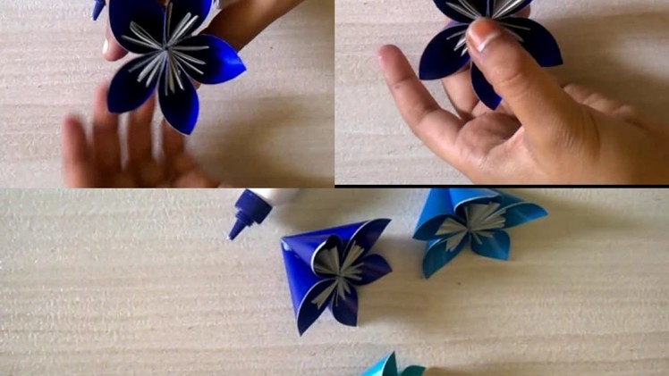 How to make || Origami Kusudama Flower