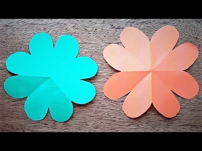 How to make paper flowers Origami - paper flowers diy - 2017