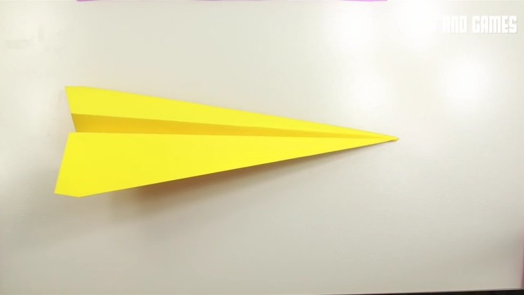 How to make paper plane that flies long and high