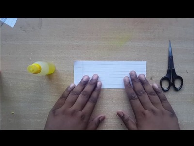 How to make paper ring.