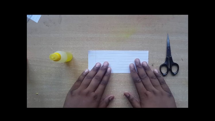 How to make paper ring.