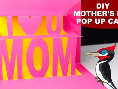 How to make POP UP CARD Easy DIY Mother's Day Gift Idea