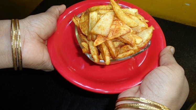 How to make potato finger chips for fast- उपवासाचे बटाट्याचे फिंगर चिप्स