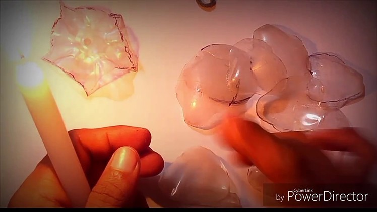 How to make Rose Flower with plastic Cold drink Bottles