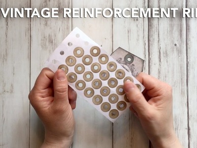 HOW TO MAKE Vintage Reinforcement Rings for pennies - TUTORIAL
