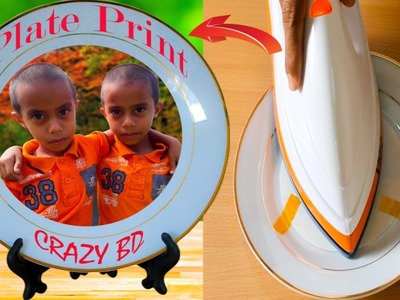 How to Print Your Photo on PLATE. DISH at Home  - Using Electric Iron