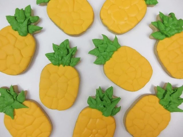 Learn How To Make PINEAPPLE Cookies!