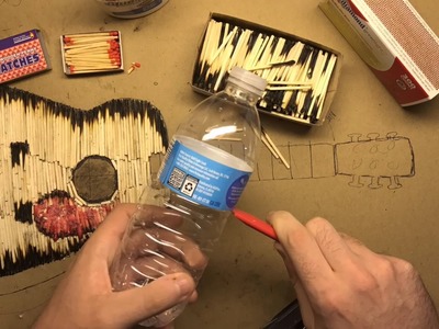 Match Crafts - Guitar (How to Make a Guitar out of Matches)