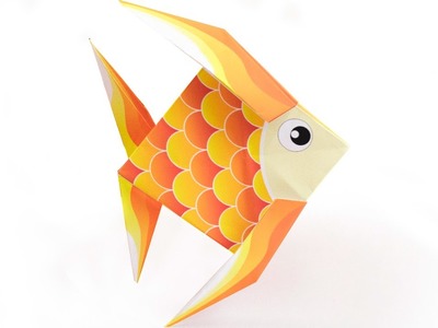 Origami Fish - Tutorial DecoOrigami - How to make an origami fish
