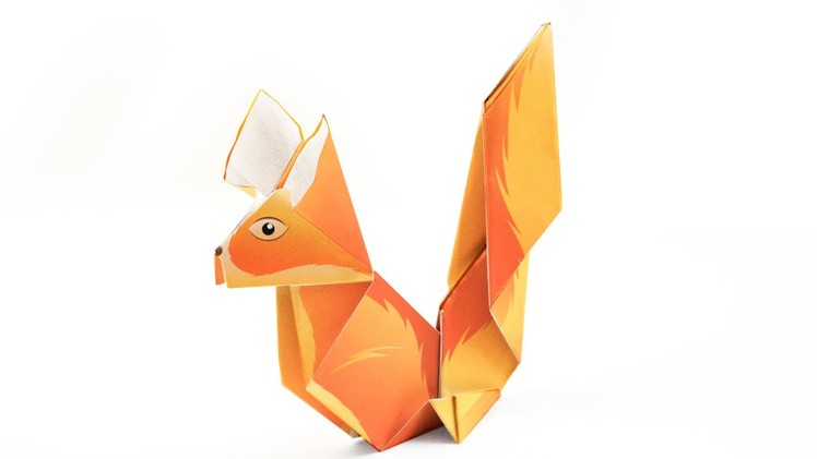Origami Squirrel - Tutorial DecoOrigami - How to make an origami squirrel