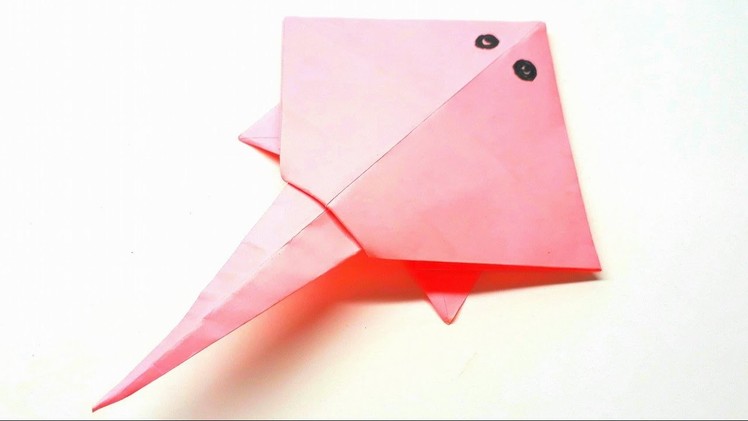 Origami Tutorial - How to fold an Easy paper Origami Ray