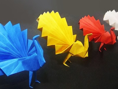 Peacock - How To Make An Origami Peacock | Easy And Simple Steps |