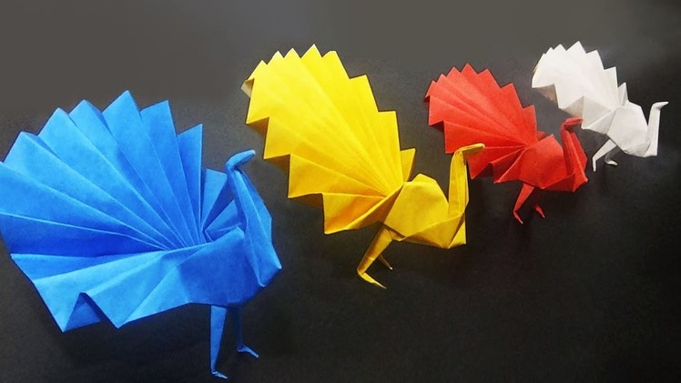 Peacock - How To Make An Origami Peacock | Easy And Simple Steps |