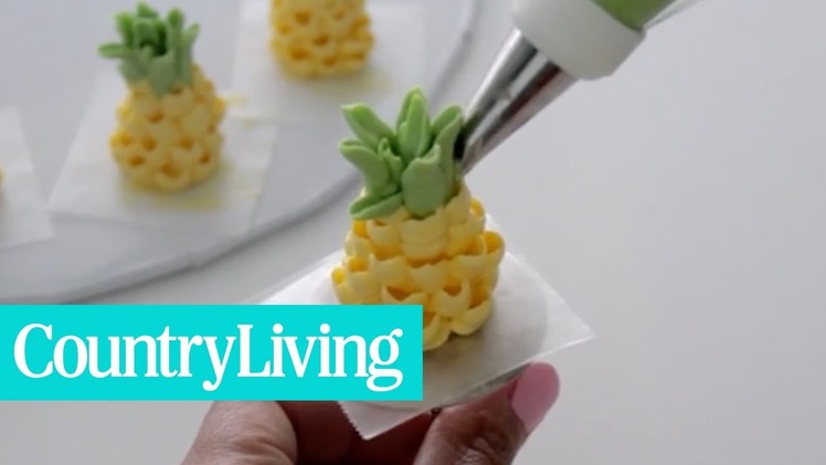 This is How You Make a Pineapple Using Buttercream | Country Living