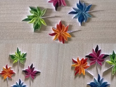 Tutorial #2 Quilling 3D Maple Leaf Design || How To Make || CCA