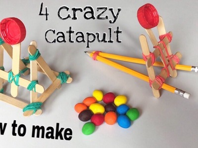4 ways to Make the Simplest Mini Candy Launching Catapult