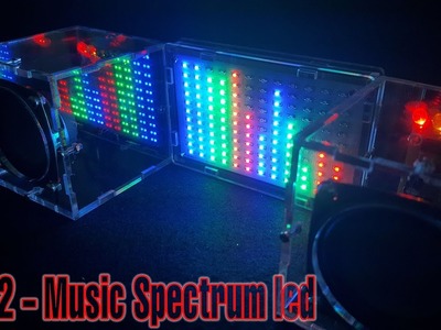 Assembling Music Spectrum Led Flash,  Amplifier Speaker | P2