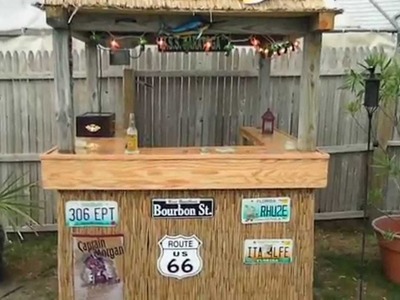 Back yard Custom Tiki Bar