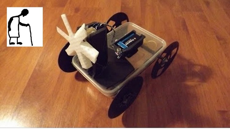 Bargain Store Project #24 Storage Container Electric Fan Car