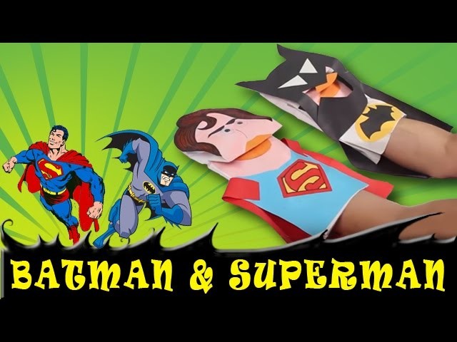 Batman And Superman Crafts For Kids Compilation