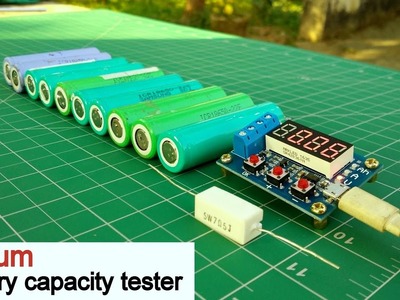Battery Capacity Tester | Lithium Ion 18650 Capacity Checker