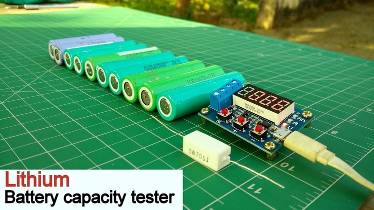 Battery Capacity Tester | Lithium Ion 18650 Capacity Checker