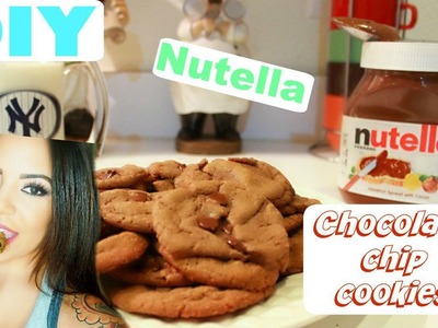 Best NUTELLA Chewy Chocolate Chip Cookies !