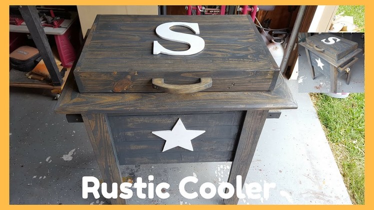 Building A Rustic Cooler From Pallets