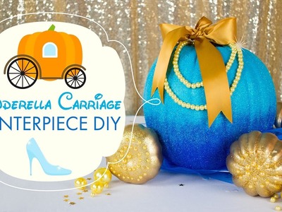 Cinderella's Carriage Party Centerpiece | BalsaCircle.com