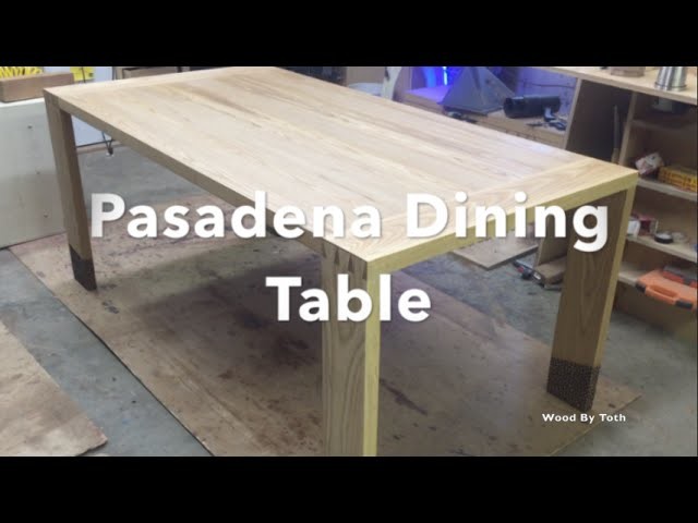 Dining Table: Mortise and Tenon with Hand Cut Dovetails