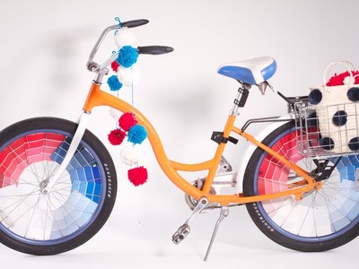 DIY: Bike Decorating with Paint Chips