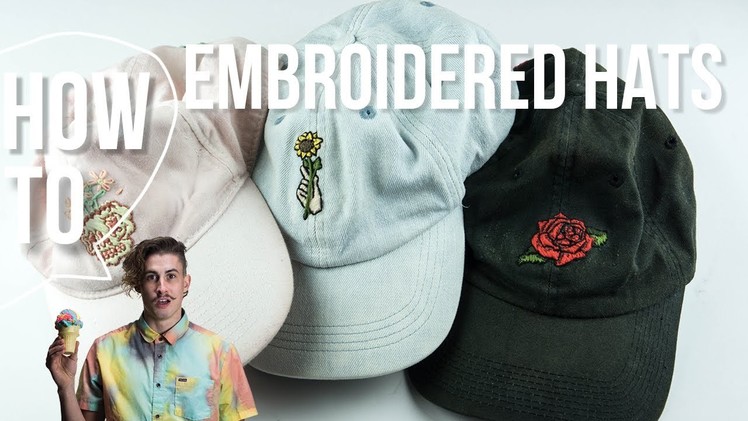 Diy Embroidered Hats