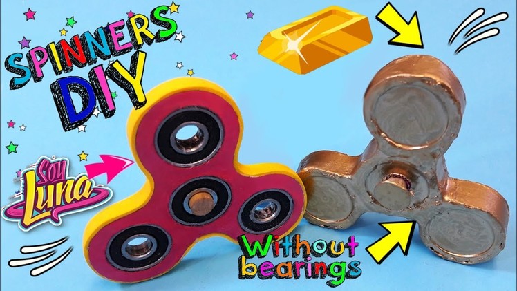 DIY Fidget Spinner MADE WITH YOUR HANDS!!! Fidget Spinners Toys & Tricks
