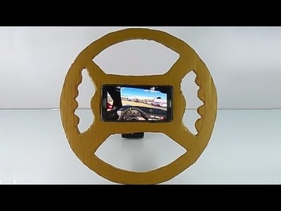 DIY - Gaming Steering Wheel Out of cardboard