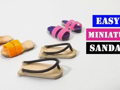 DIY Miniature Sandals | Popsicle Stick Crafts