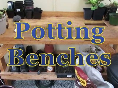 DIY Potting Bench For Your Greenhouse